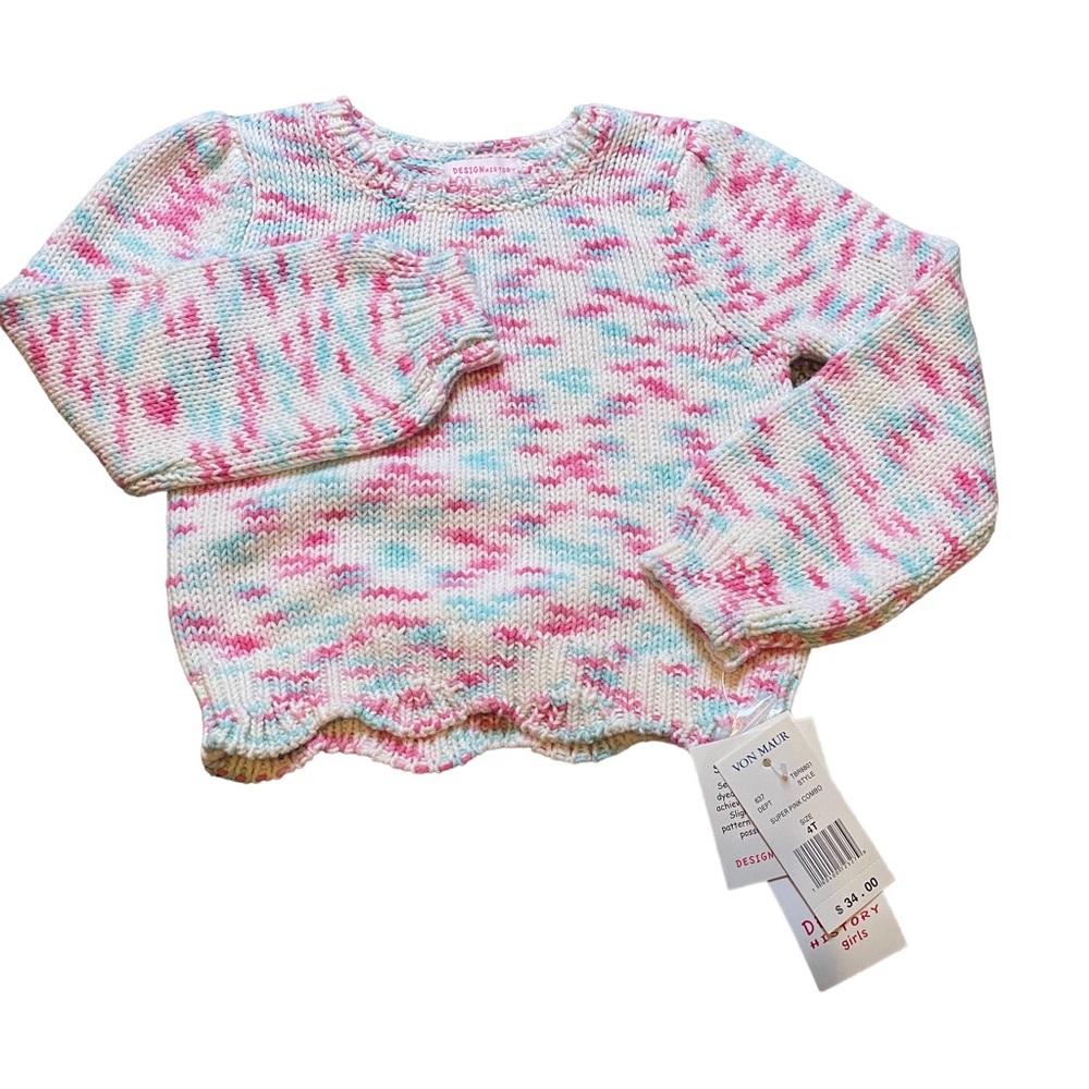 Design History - Super Pink Combo Sweater